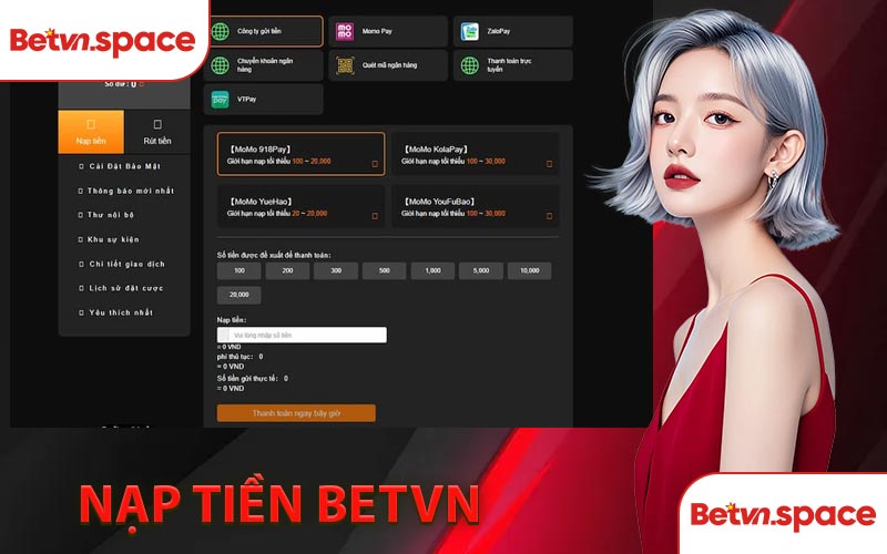 Nạp Tiền BETVN